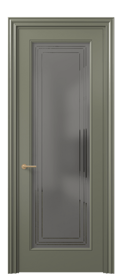 Межкомнатная дверь 8400 МОТ Серый сатин с гравировкой. Цвет Матовый оливковый тёмный. Материал Гладкая эмаль. Коллекция Маскот. Фото. Дверь межкомнатная 8400 МОТ Серый сатин с гравировкой. Цвет Матовый оливковый тёмный. Материал Гладкая эмаль. Коллекция Маскот. Картинка.