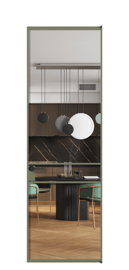 Межкомнатная дверь АЛПЛ040.02 Crystalvision АОТ. Цвет Алюминий оливковый тёмный. Материал Алюминий в эмали. Коллекция Формато. Фото. Дверь межкомнатная АЛПЛ040.02 Crystalvision АОТ. Цвет Алюминий оливковый тёмный. Материал Алюминий в эмали. Коллекция Формато. Картинка.