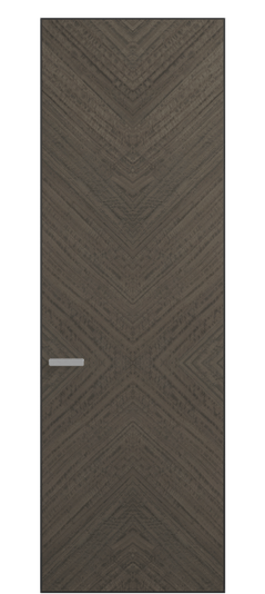 Дверь межкомнатная 0205 ЭВСМФ Эвкалипт серый матовый фризе. Цвет Эвкалипт серый матовый фризе. Материал Шпон эвкалипта Naturwood. Коллекция Rift. Картинка.