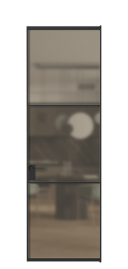 Межкомнатная дверь АЛПЛ040.03 Бронза сатин триплекс ЧЕР. Цвет Алюминий Черный. Материал Алюминий. Коллекция Formato. Фото. Дверь межкомнатная АЛПЛ040.03 Бронза сатин триплекс ЧЕР. Цвет Алюминий Черный. Материал Алюминий. Коллекция Formato. Картинка.