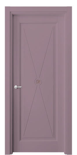 Дверь межкомнатная 6361 Пастельно-фиолетовый RAL 4009. Цвет RAL Пастельно-фиолетовый RAL 4009. Материал Массив бука эмаль. Коллекция Toscana Litera. Картинка.
