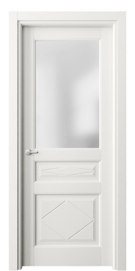 Дверь межкомнатная 6344 БС САТ. Цвет Бук серый. Материал Массив бука эмаль. Коллекция Toscana Rombo. Картинка.