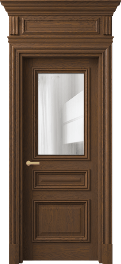 Дверь межкомнатная 7304 ДКШ.М DUNE. Цвет Дуб каштановый матовый. Материал Массив дуба матовый. Коллекция Antique. Картинка.