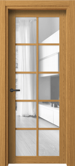 Дверь межкомнатная 2106 ВНД ПРОЗ. Цвет Ванильный дуб. Материал Ламинатин. Коллекция Neo. Картинка.