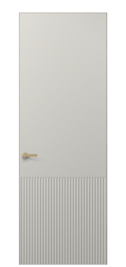 Дверь межкомнатная АКП 8645 МТСР. Цвет Матовый тёплый серый. Материал Гладкая эмаль. Коллекция Alba. Картинка.