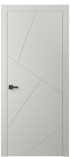 Дверь межкомнатная 8058 МСР. Цвет Матовый серый. Материал Гладкая эмаль. Коллекция Linea. Картинка.