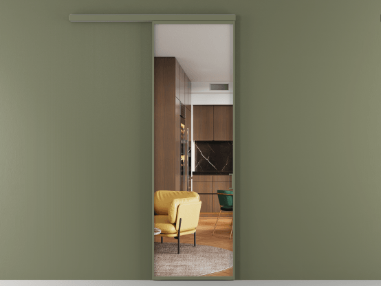 Алюминевая перегородка АЛПР 040.01_АОТ_Crystalvision_new. Цвет Алюминий оливковый тёмный. Материал Алюминий в эмали. Коллекция Перегородка Формато вдоль стены 1 створка. Фото. Алюминевая перегородка АЛПР 040.01_АОТ_Crystalvision_new. Цвет Алюминий оливковый тёмный. Материал Алюминий в эмали. Коллекция Перегородка Формато вдоль стены 1 створка. Картинка.