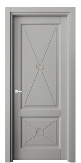 Дверь межкомнатная 6363 БНСР. Цвет Бук нейтральный серый. Материал Массив бука эмаль. Коллекция Toscana Litera. Картинка.