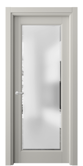 Дверь межкомнатная 6300 БТСР САТ-Ф. Цвет Бук тёплый серый. Материал Массив бука эмаль. Коллекция Toscana Plano. Картинка.