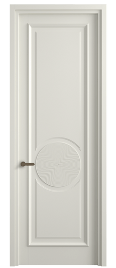 Дверь межкомнатная 6719 МЖМ . Цвет Матовый жемчужный. Материал Гладкая эмаль. Коллекция Шарм. Картинка.