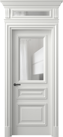 Дверь межкомнатная 7304 БССР MORU. Цвет Бук светло-серый. Материал Массив бука эмаль. Коллекция Antique. Картинка.