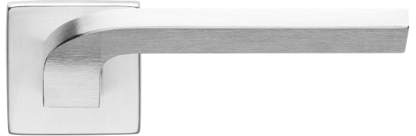 Ручки для дверей Ручка дверная Джой. Цвет Матовый хром. Коллекция Джой. Картинка.