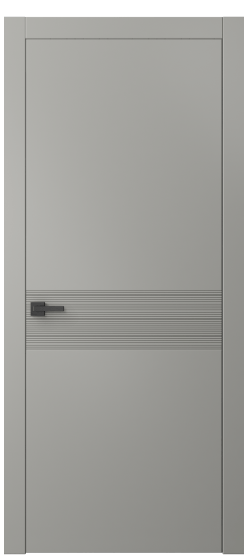 Дверь межкомнатная АКП 8041 МНСР Матовый нейтральный серый. Цвет Матовый нейтральный серый. Материал Гладкая эмаль. Коллекция Линия. Картинка.