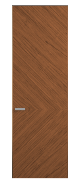 Дверь межкомнатная АКП 0202 ОМДМР Орех медный матовый. Цвет Орех медный матовый рифт. Материал Радиальный шпон НатурВуд. Коллекция Рифт. Картинка.