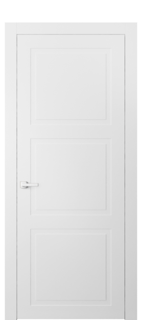 Дверь межкомнатная 8003 МБЛ. Цвет Матовый белоснежный. Материал Гладкая эмаль. Коллекция Neo Classic. Картинка.