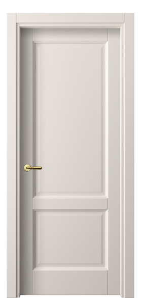 Дверь межкомнатная 1421 ПЭТБ. Цвет ПЭТ тёплый-белый. Материал ПЭТ. Коллекция Галант. Картинка.