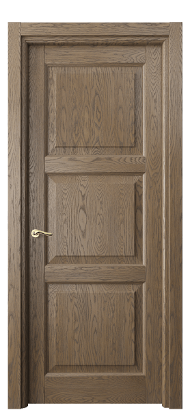 Дверь межкомнатная 0731 ДММ.Б. Цвет Дуб мраморный брашированный. Материал Массив дуба брашированный. Коллекция Lignum. Картинка.